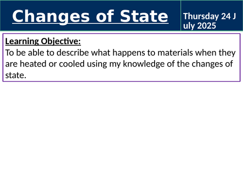 Changes of State