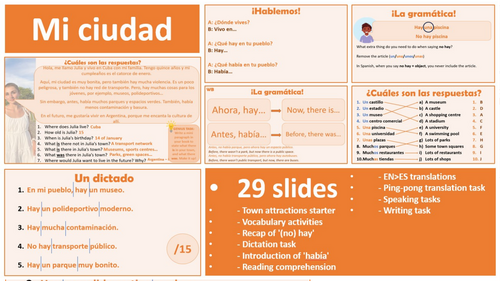 Viva 3, Module 4.4 - Mi ciudad