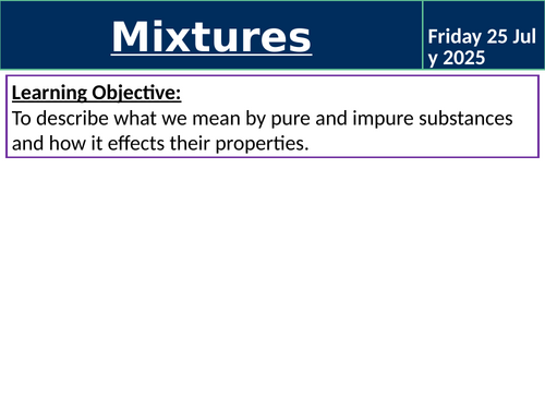 Mixtures