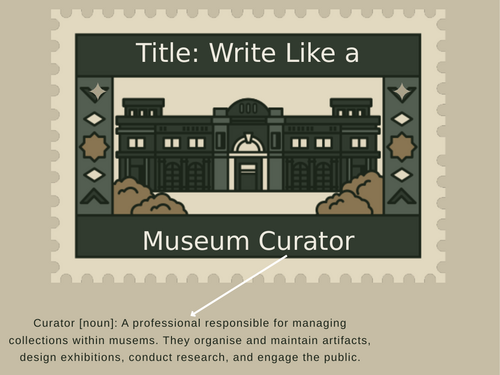 KS3 English Lesson - Museum Curator - Using Colons and Semicolons in ...