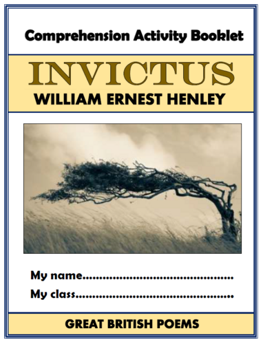 Invictus - Comprehension Activities Booklet!