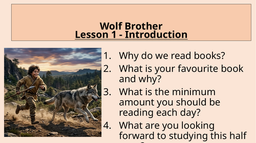 Wolf Brother - Introduction, Context and Narrative Hooks - Chapter 1