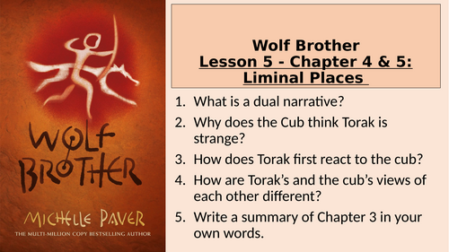 Wolf Brother - Liminal Places - Chapter 4 and 5