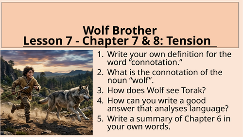 Wolf Brother - Tension - Chapter 7 and 8