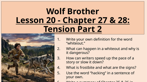 Wolf Brother - Tension - Chapter 27 and 28