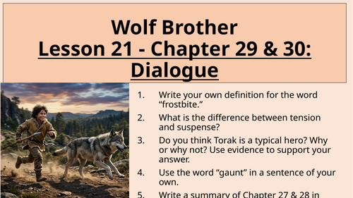 Wolf Brother -Dialogue - Chapter 29 and 30