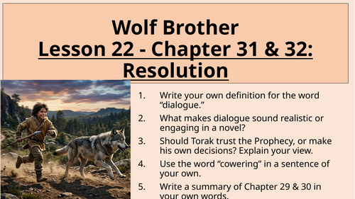 Wolf Brother - Resolution - Chapter 31 and 32