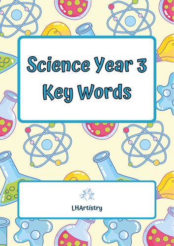 Primary Science Key Vocabulary Booklet – Year 3 (UK National Curriculum ...