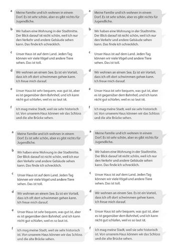 New GCSE German (2024) - AQA - 9.2G (Hier wohne ich) - Full lessons and ...