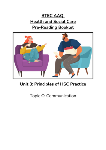 BTEC AAQ Health and Social Care - Unit 3 - Aim A (P2 Lessons ...