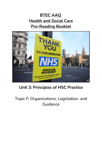 BTEC AAQ Health and Social Care - Unit 3 - Aim B (P4 Lessons ...