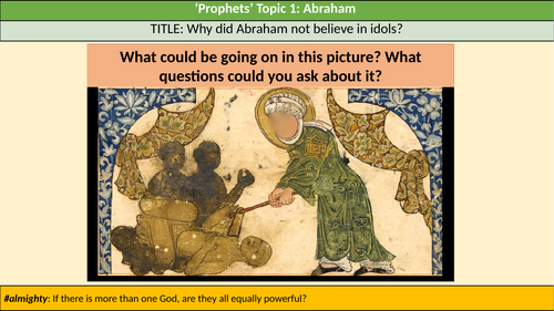 Why did Abraham not believe in prophets?