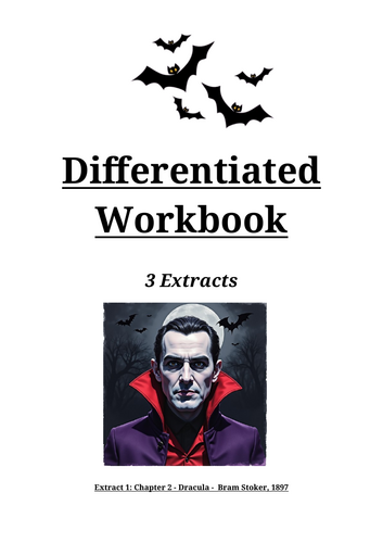 Differentiated Dracula Booklet