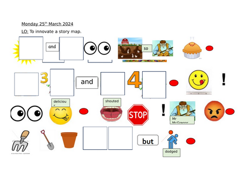 Week 6 Peter Rabbit Planning