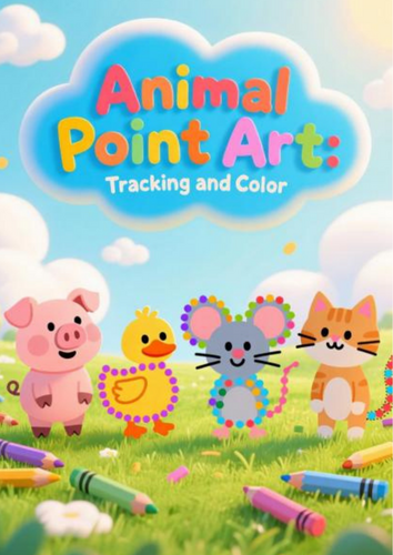 Animal Dot-to-Dot & Coloring Activity Book – Trace, Connect, and Color ...