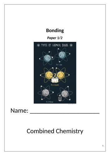 AQA GCSE Chemistry Bonding