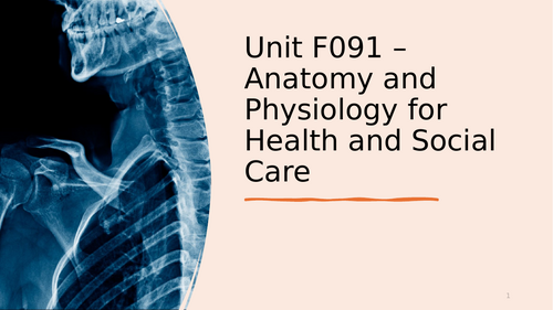 AAQ Cambridge Advanced National in Health and Social Care F091 Resource ...