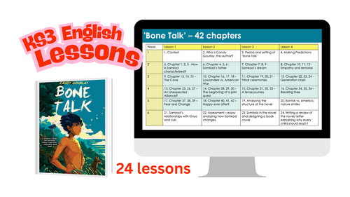 KS3 English – Bone Talk by Candy Gourlay (24-Lesson SOW) | Teaching ...