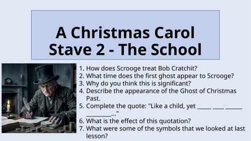 A Christmas Carol - Stave 2: The School