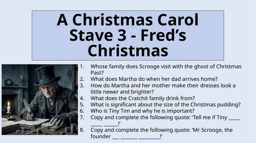 A Christmas Carol - Stave 3: Fred’s Christmas