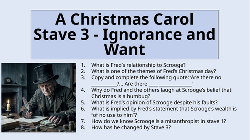 A Christmas Carol - Stave 3: Ignorance and Want
