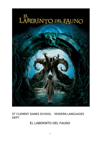 Laberinto del Fauno Booklet