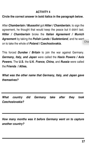 Worksheets from World War 2 Workbook by Rebecca Soyannwo and Ration ...