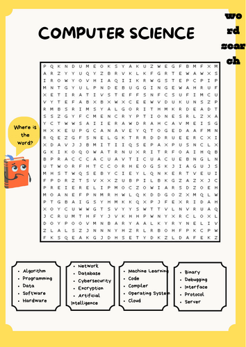 Computer Science Word Search Puzzle | Teaching Resources