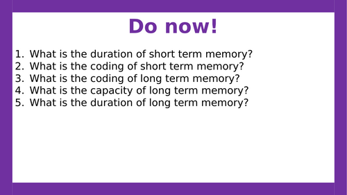 AQA A-level Psychology: Multi-store Model of Memory Evaluation. (Lesson 3 of Memory)