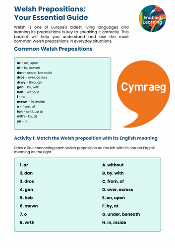 Welsh for Beginners - L7-9