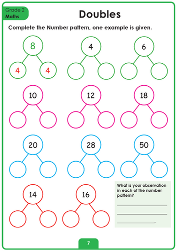 Number Pattern Worksheets Grade 2 PYP IB from BeeOne Books Rated 4.7/5 ...