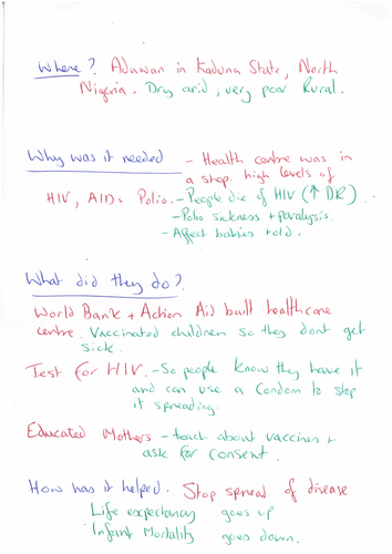 KS4 Nigeria: Aid