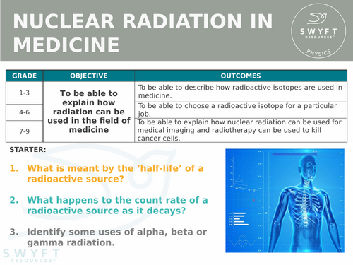 NEW AQA GCSE (2016) Physics - Nuclear Radiation in Medicine