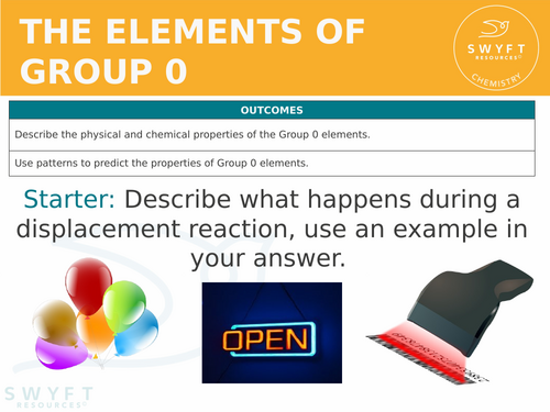 KS3 ~ Year 8 ~ Group 0 - The Noble Gases