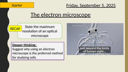 AQA A-Level New specification-3.2.1.3 Microscopes