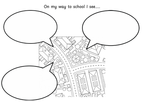 All about me- on my way to school I see