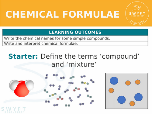KS3 ~ Year 7 ~ Chemical Formulae