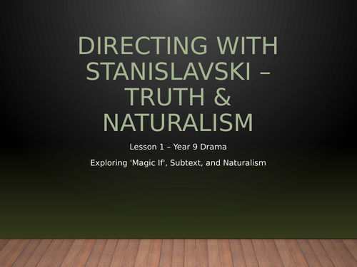 Year 9 Drama – Direct Like a Practitioner (KS3 → GCSE Prep)