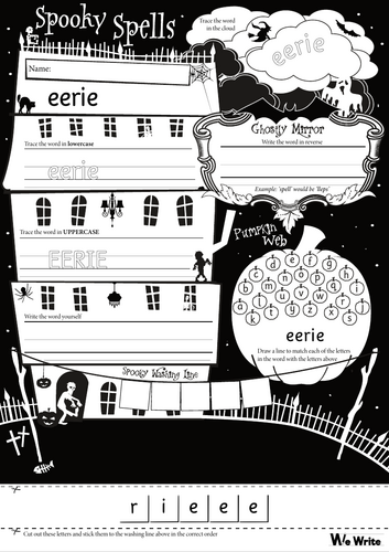 Halloween Writing Spooky Literacy Activities | Teaching Resources