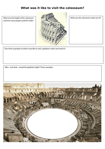 KS3 The Romans L6 - The Colosseum | Teaching Resources