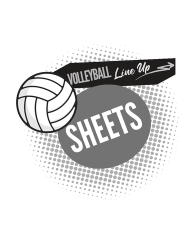 Volleyball Line up and Rotation Lineup Sheets for volleyball Coach 8 ...