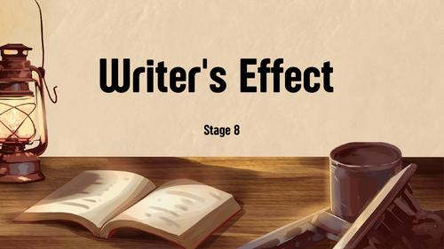Writer's Effect Beginner Friendly Guide | Teaching Resources