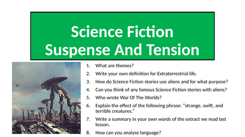 Science Fiction - Suspense and Tension (War Of The Worlds)