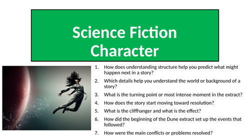 Science Fiction - Characterisation