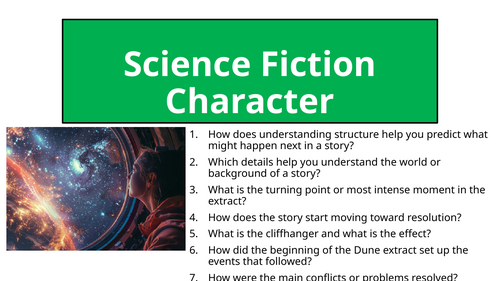 Science Fiction - Characterisation