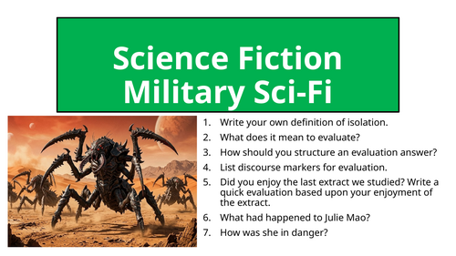 Science Fiction - Military Sci-Fi (Starship Troopers)