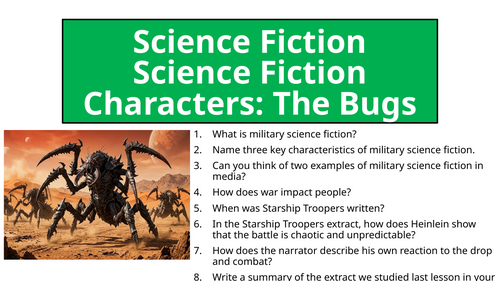 Science Fiction - Science Fiction Characters (Starship Troopers - Evaluation)