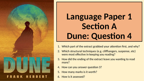 AQA English Language Paper 1 Section A - Dune