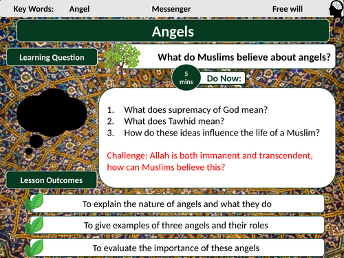 AQA Muslim Beliefs L7- Angels