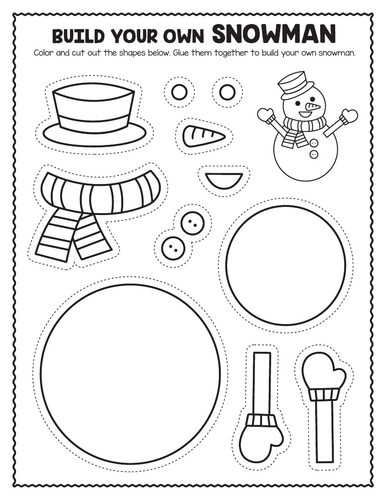 Create Your Own Christmas Character: A Festive Coloring Adventure ...